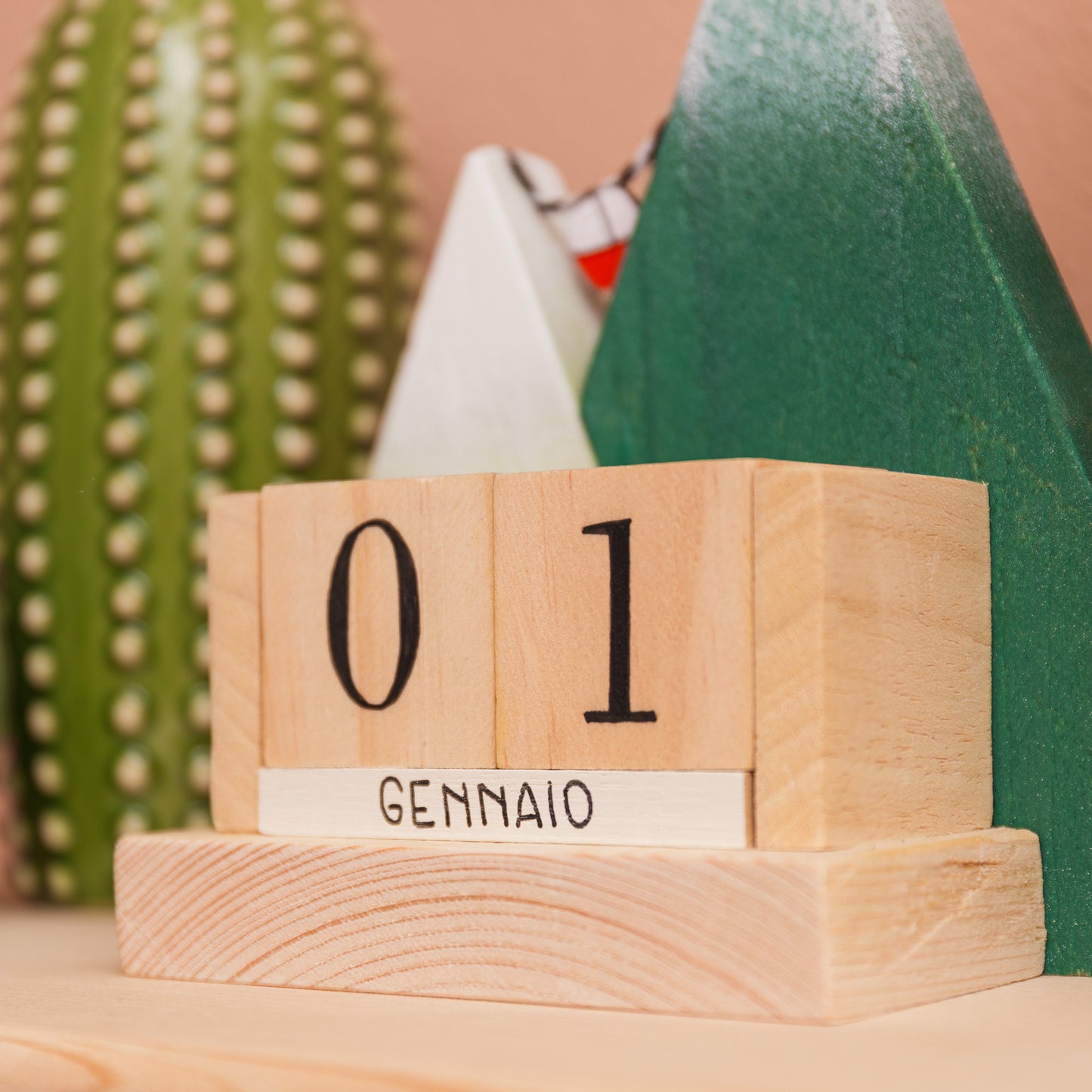 Datario da scrivania - Tema Montagna