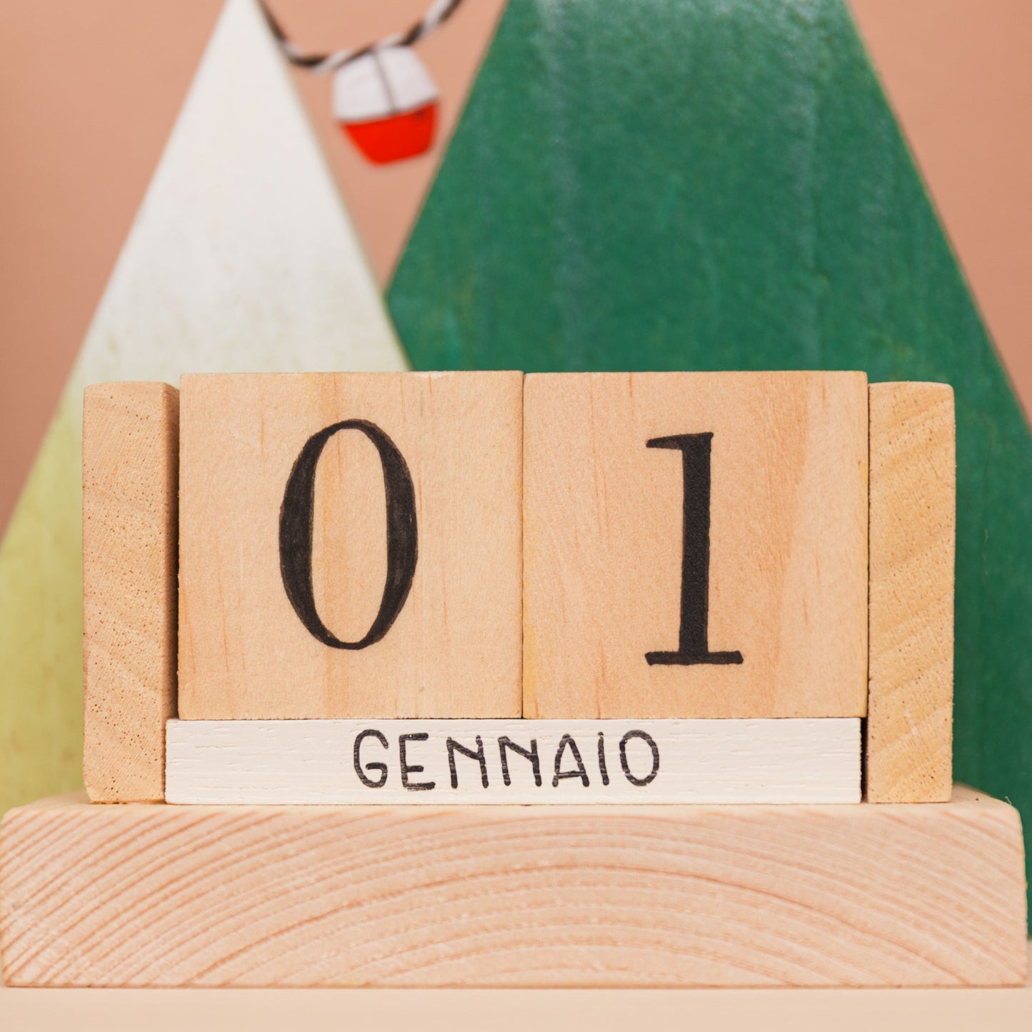 Datario da scrivania - Tema Montagna