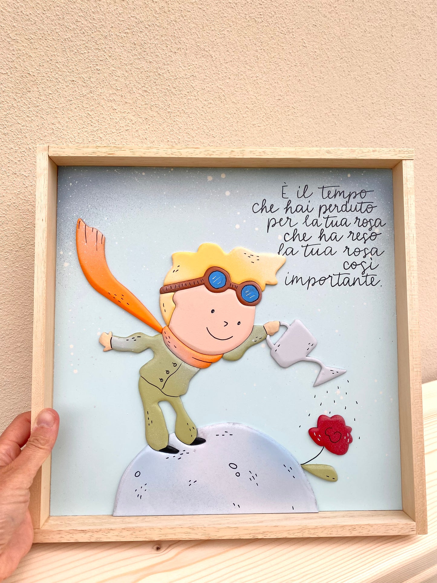 Piccolo Principe 🌹sfondo azzurro