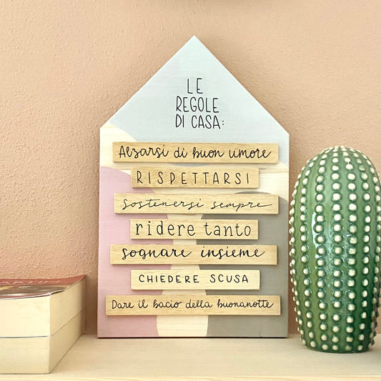 Le Regole di Casa #1 (rosa-tortora-cenere)