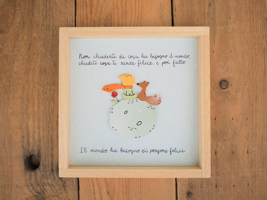 Piccolo principe 17x17cm