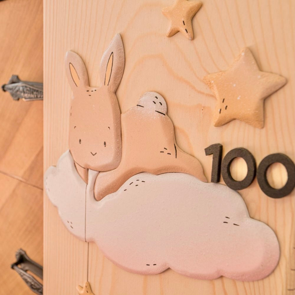 Metro crescita "Stellato" - tonalità rosa