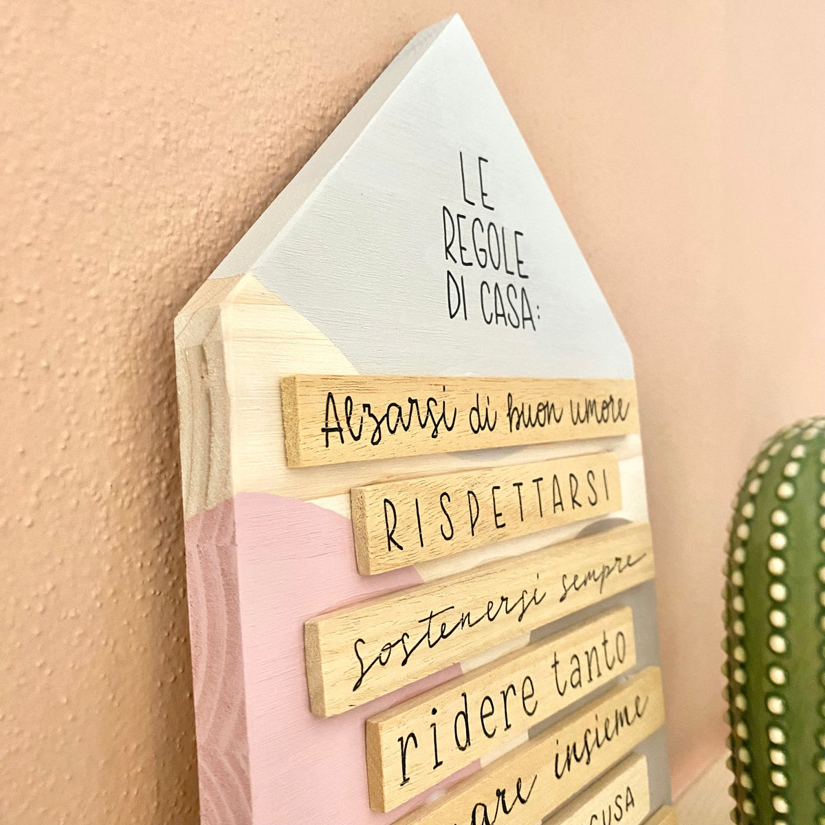 Le Regole di Casa #1 (rosa-tortora-cenere)
