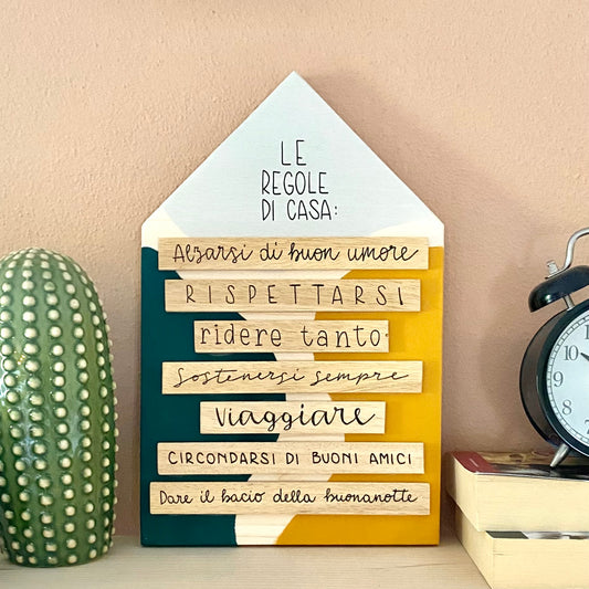 Le regole di casa #4 (verdone-cenere-giallo)