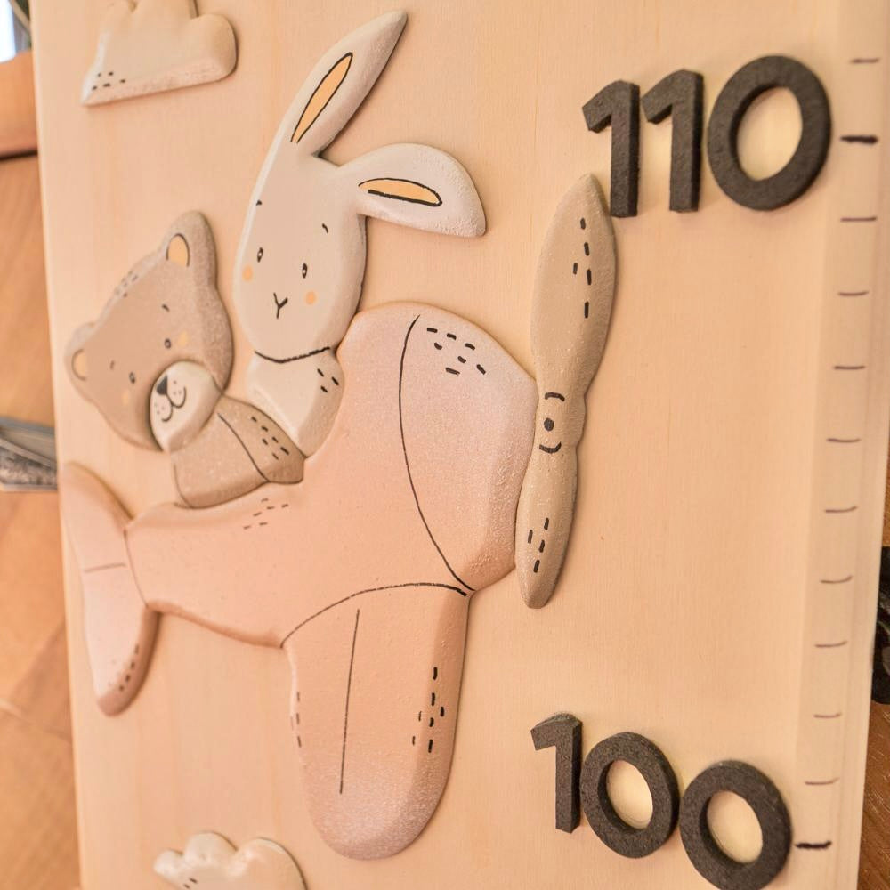 Metro crescita "In volo" - tonalità rosa