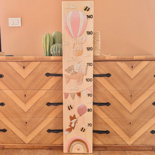 Metro crescita "In volo" - tonalità rosa