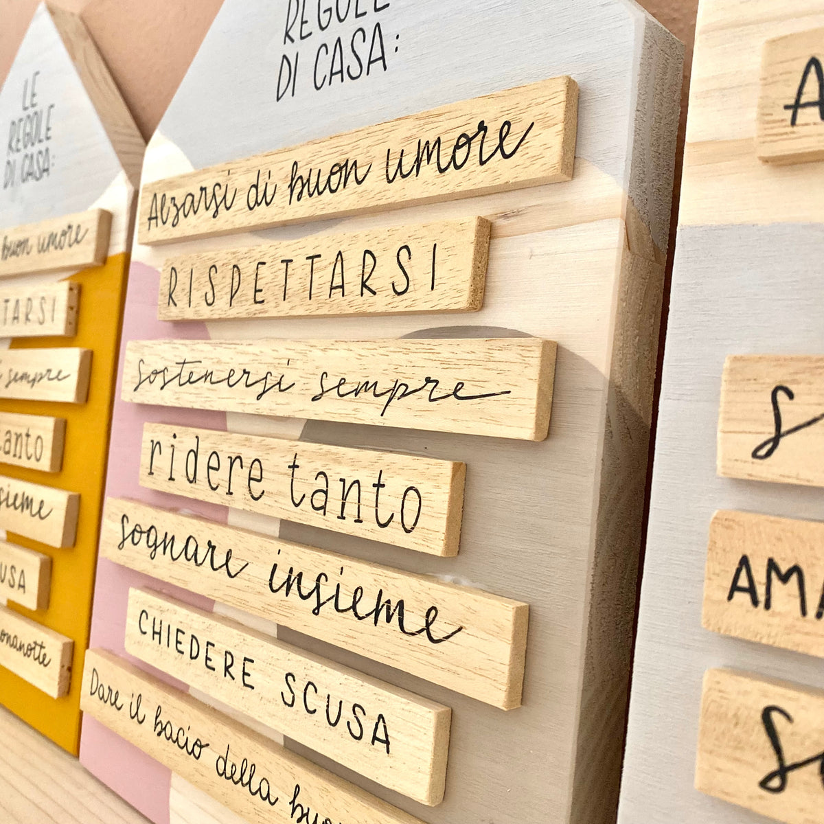 Le Regole di Casa #1 (rosa-tortora-cenere)