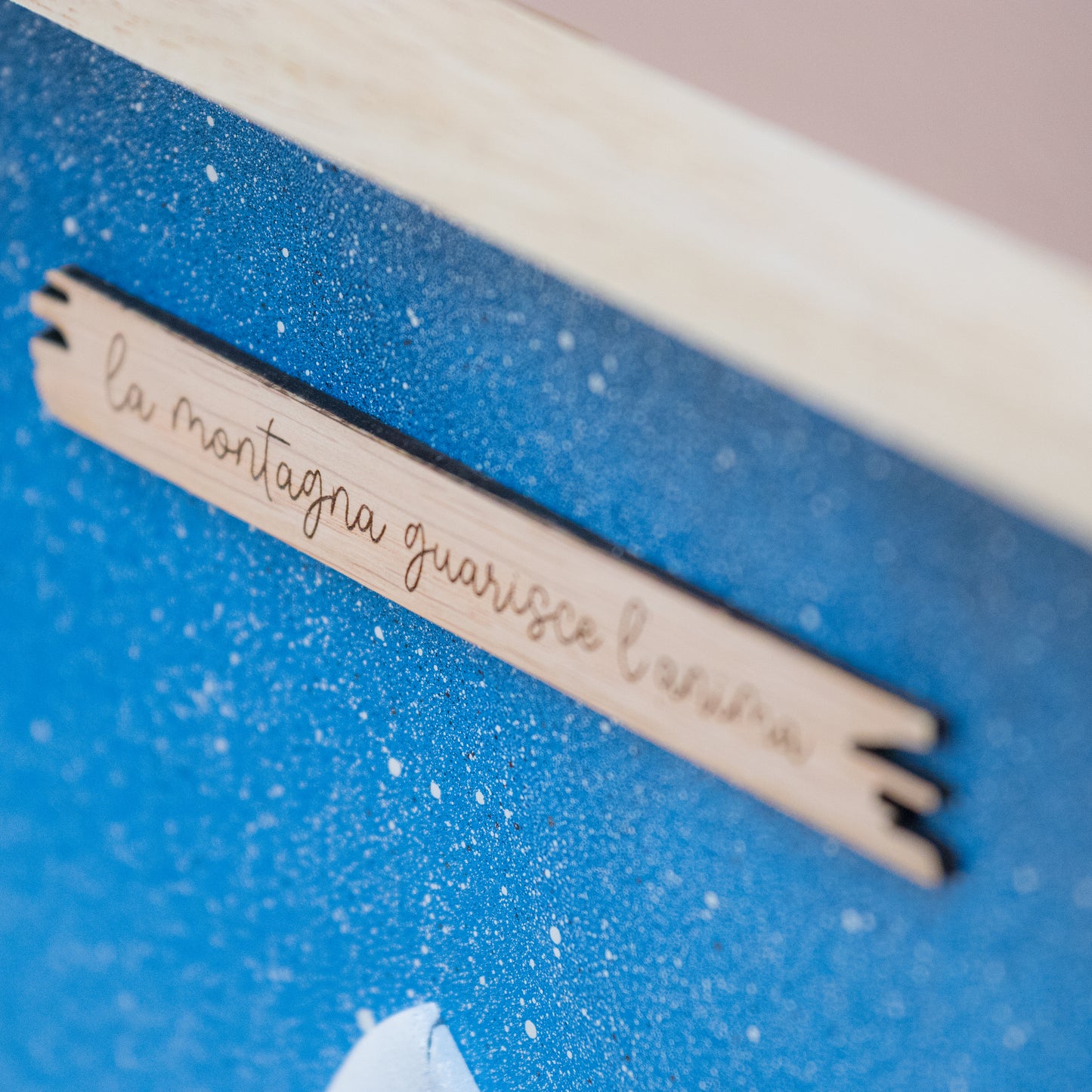 Quadro montagna di notte